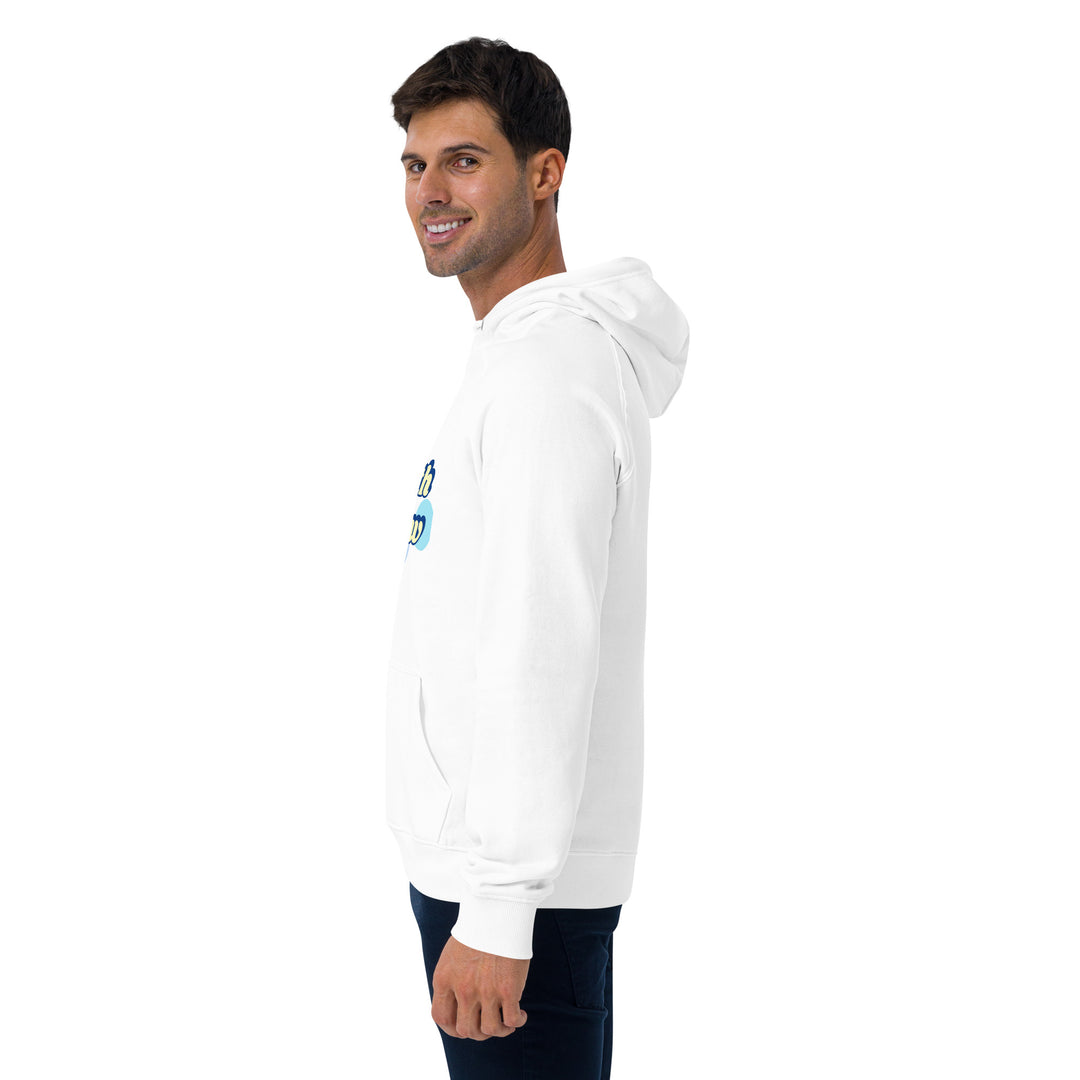 Go with the flow Unisex eco raglan hoodie