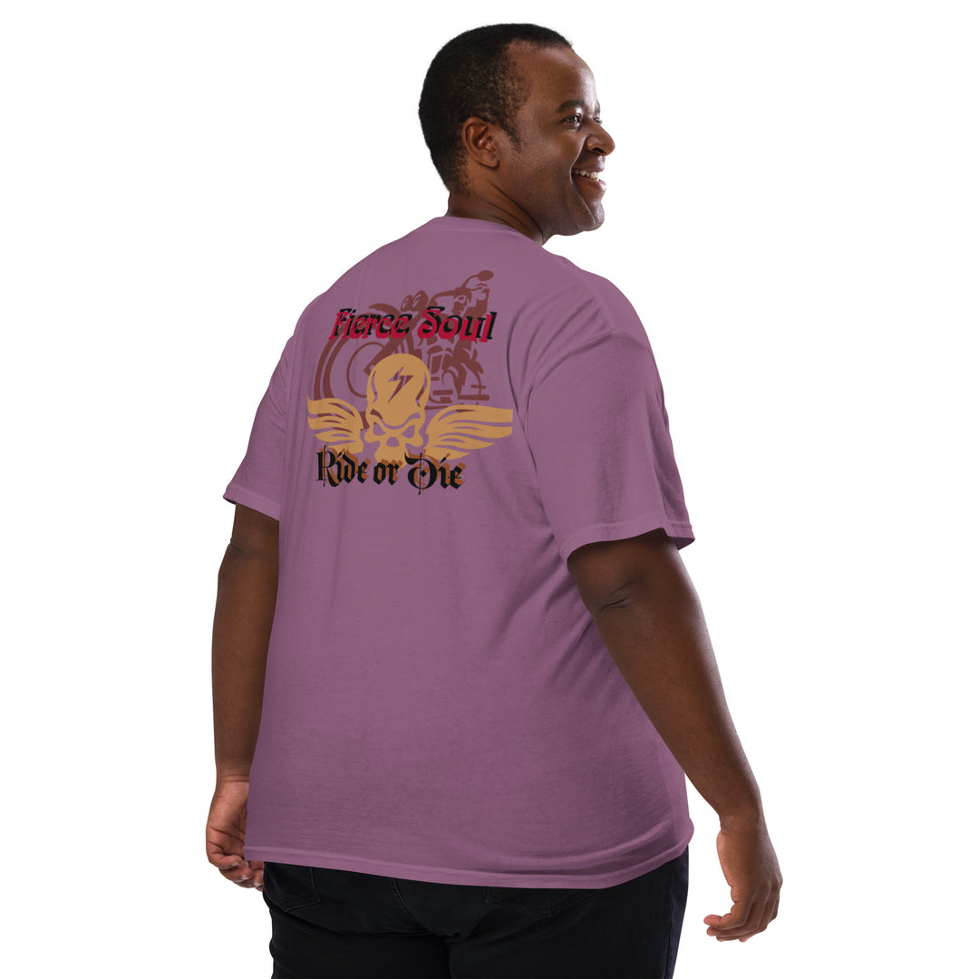 Ride or Die, Fierce Soul Unisex garment-dyed pocket t-shirt