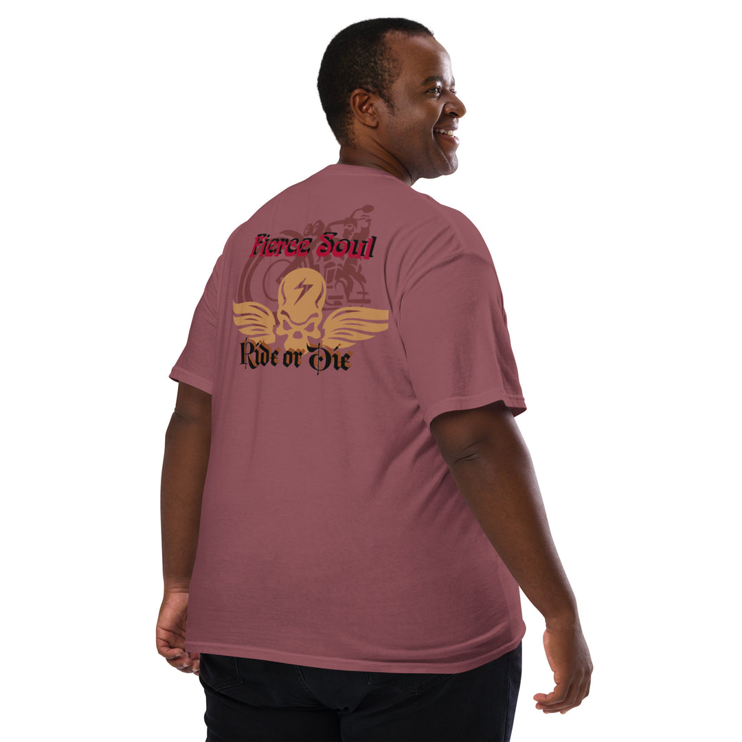 Ride or Die, Fierce Soul Unisex garment-dyed pocket t-shirt