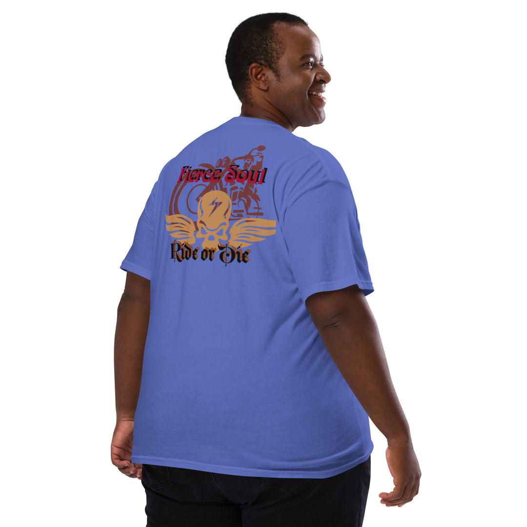 Ride or Die, Fierce Soul Unisex garment-dyed pocket t-shirt