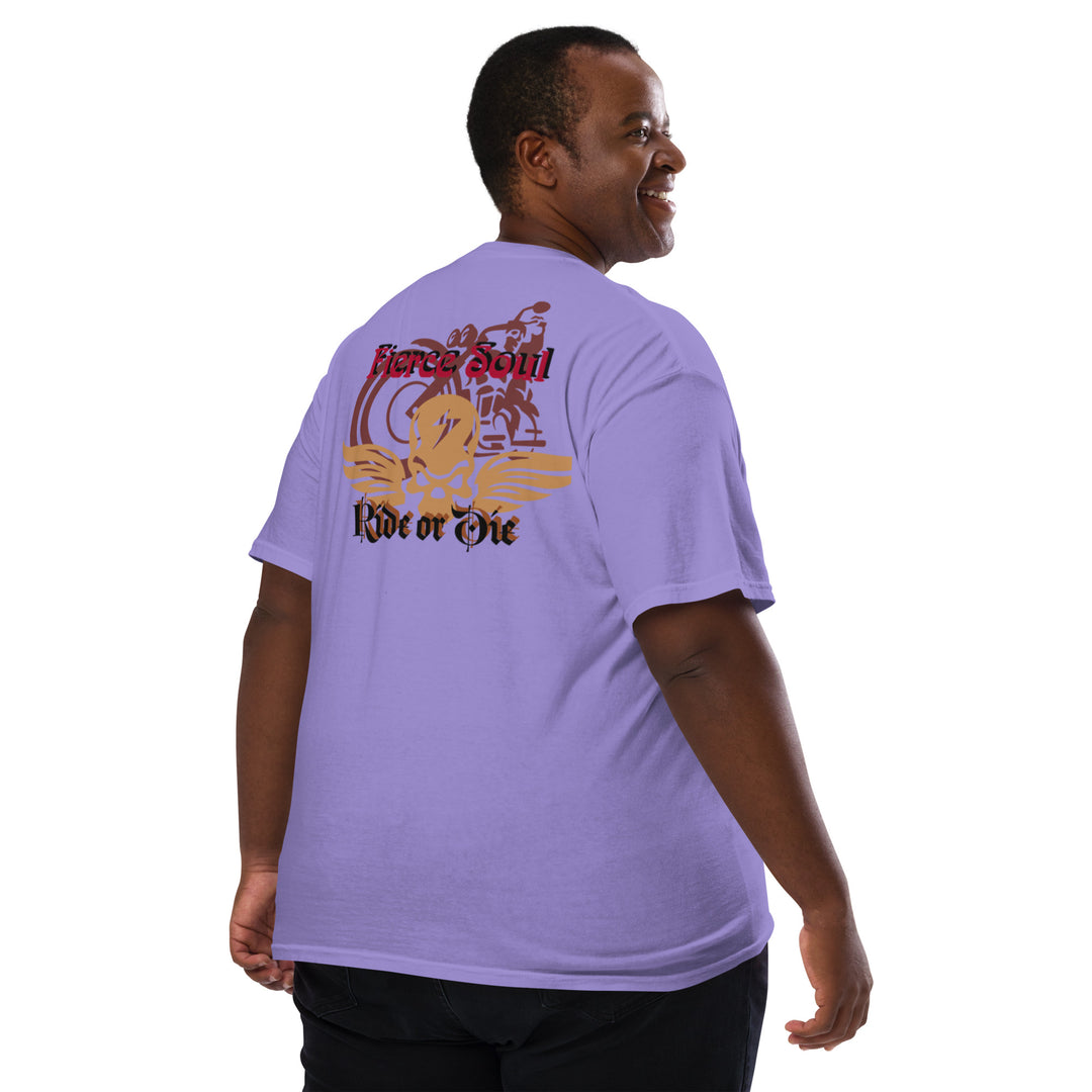Ride or Die, Fierce Soul Unisex garment-dyed pocket t-shirt