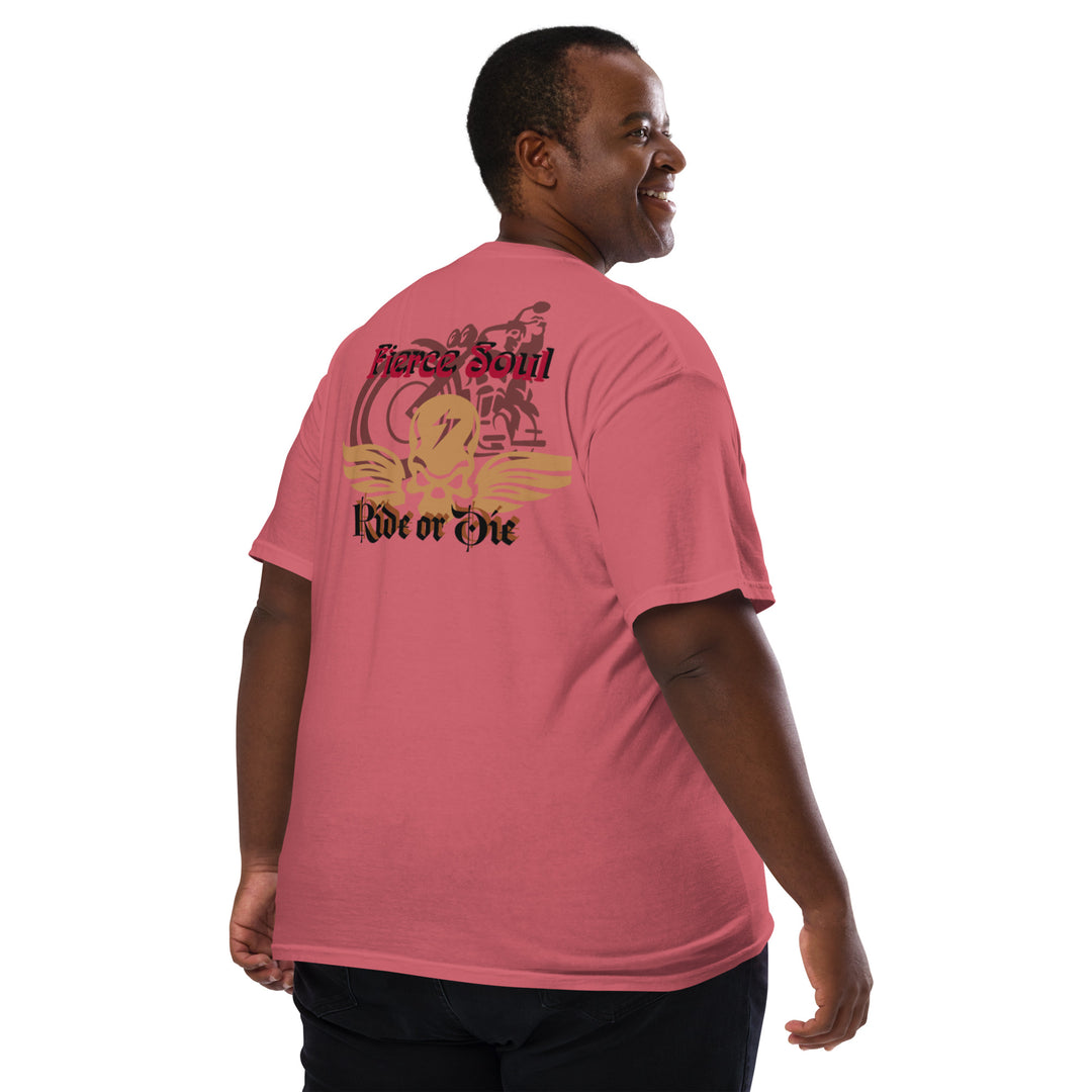 Ride or Die, Fierce Soul Unisex garment-dyed pocket t-shirt