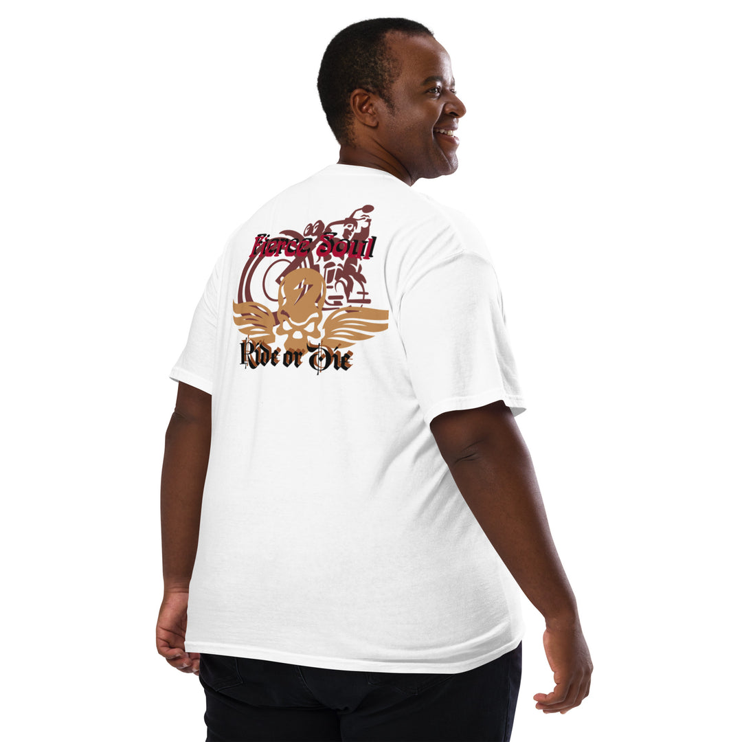 Ride or Die, Fierce Soul Unisex garment-dyed pocket t-shirt