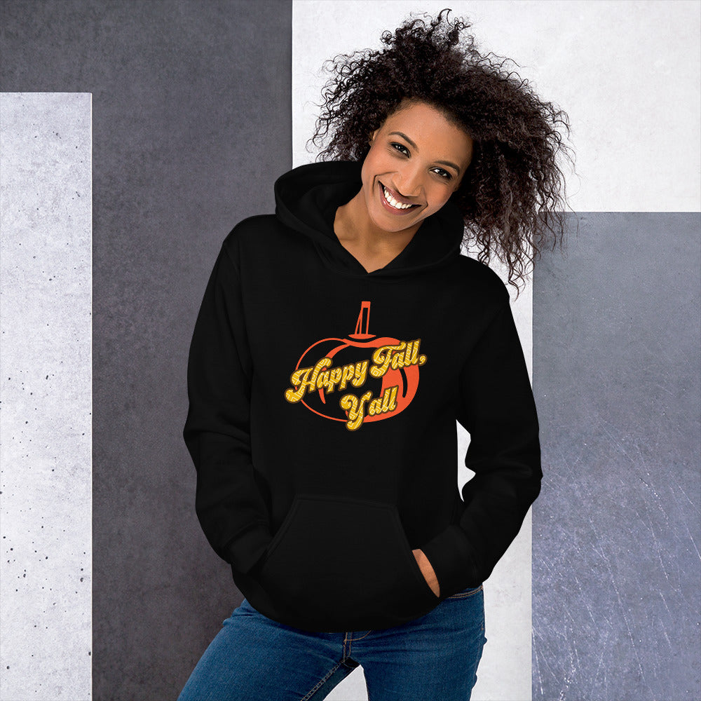 Happy Fall, Y'all, Unisex Hoodie