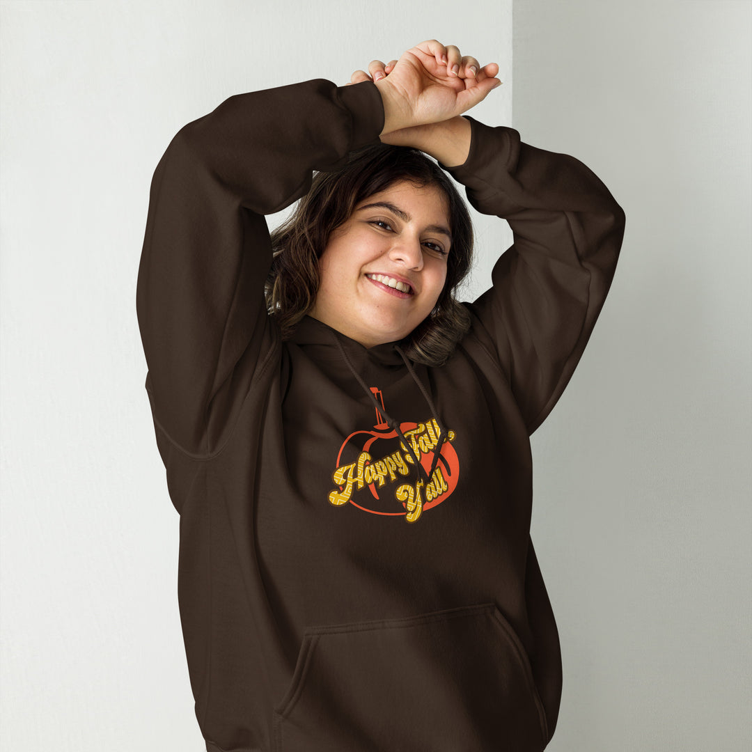 Happy Fall, Y'all, Unisex Hoodie