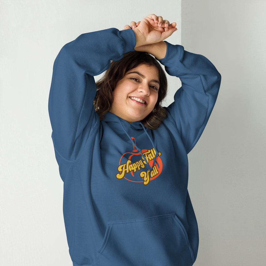 Happy Fall, Y'all, Unisex Hoodie
