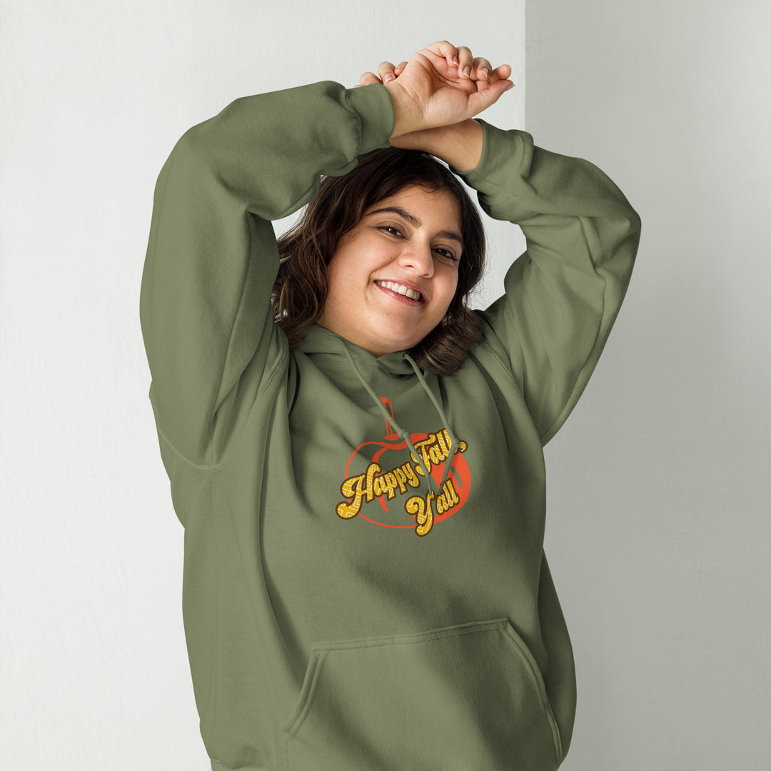 Happy Fall, Y'all, Unisex Hoodie