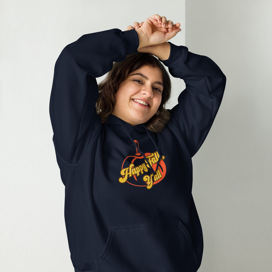 Happy Fall, Y'all, Unisex Hoodie