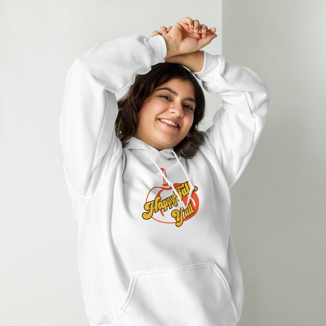 Happy Fall, Y'all, Unisex Hoodie