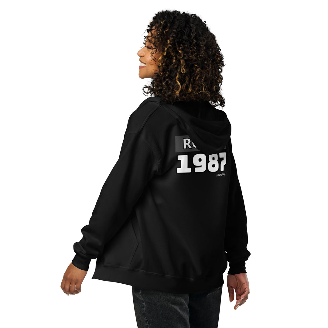 Still of the Night , 1987, Rock and Roll Unisex heavy blend zip hoodie