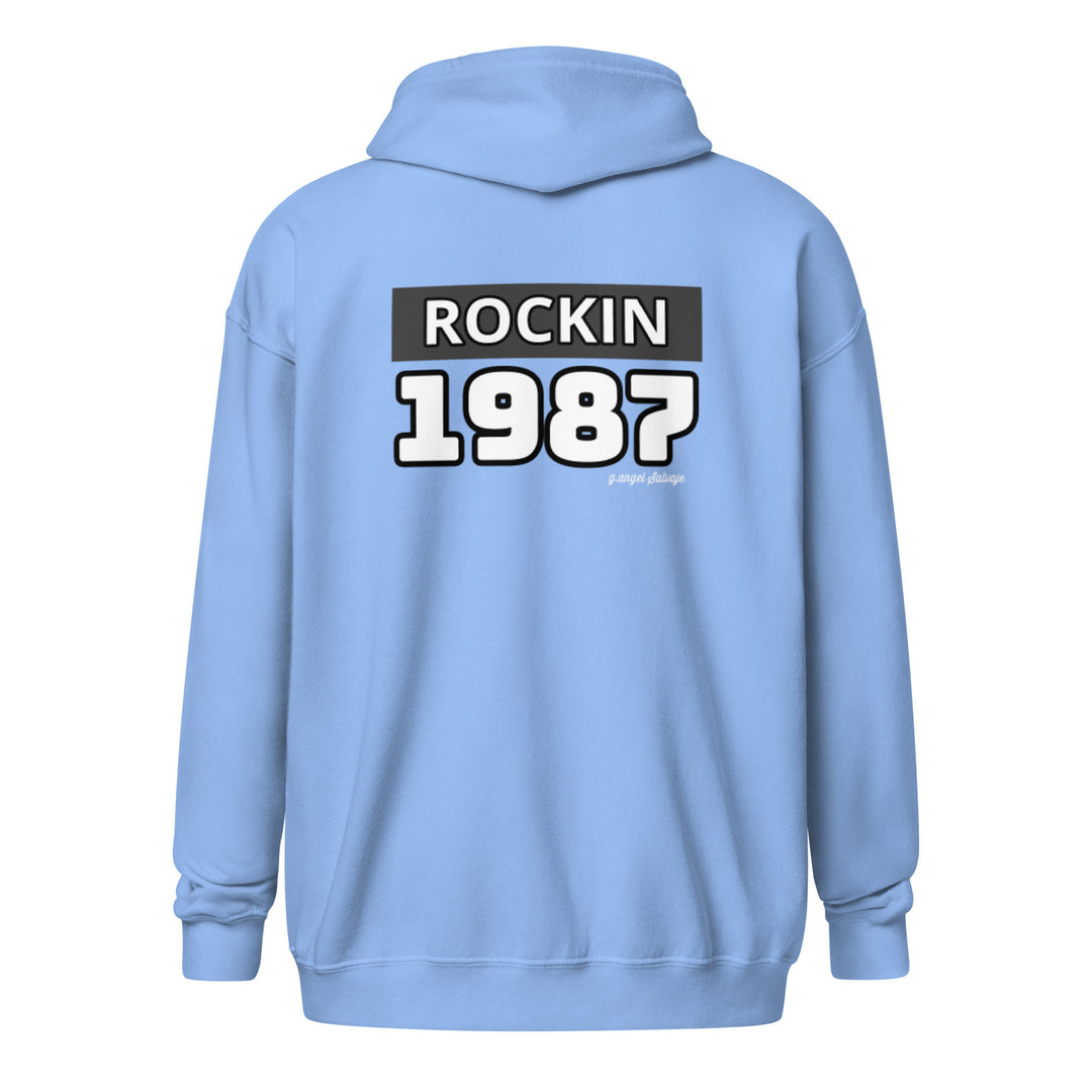 Still of the Night , 1987, Rock and Roll Unisex heavy blend zip hoodie