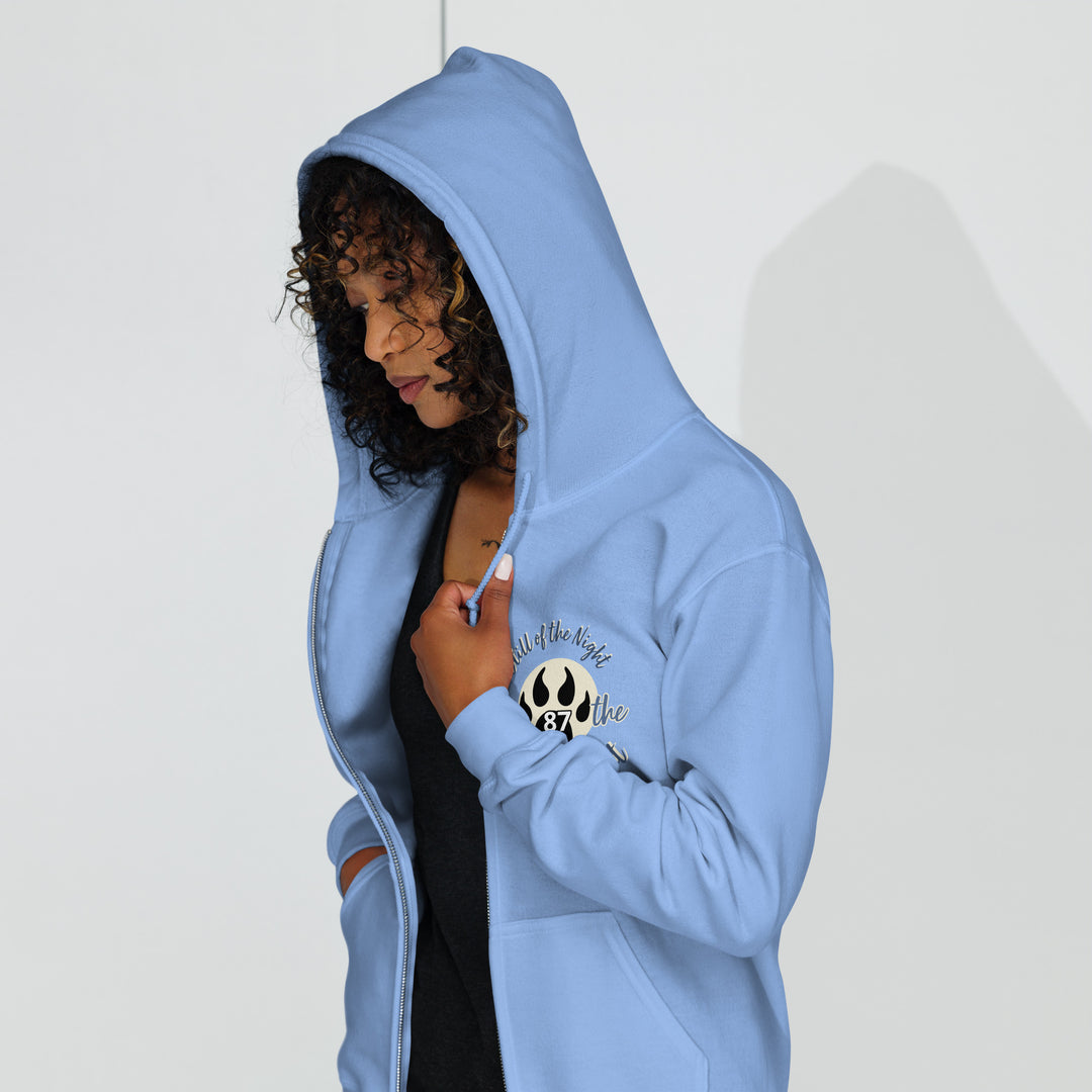 Still of the Night , 1987, Rock and Roll Unisex heavy blend zip hoodie