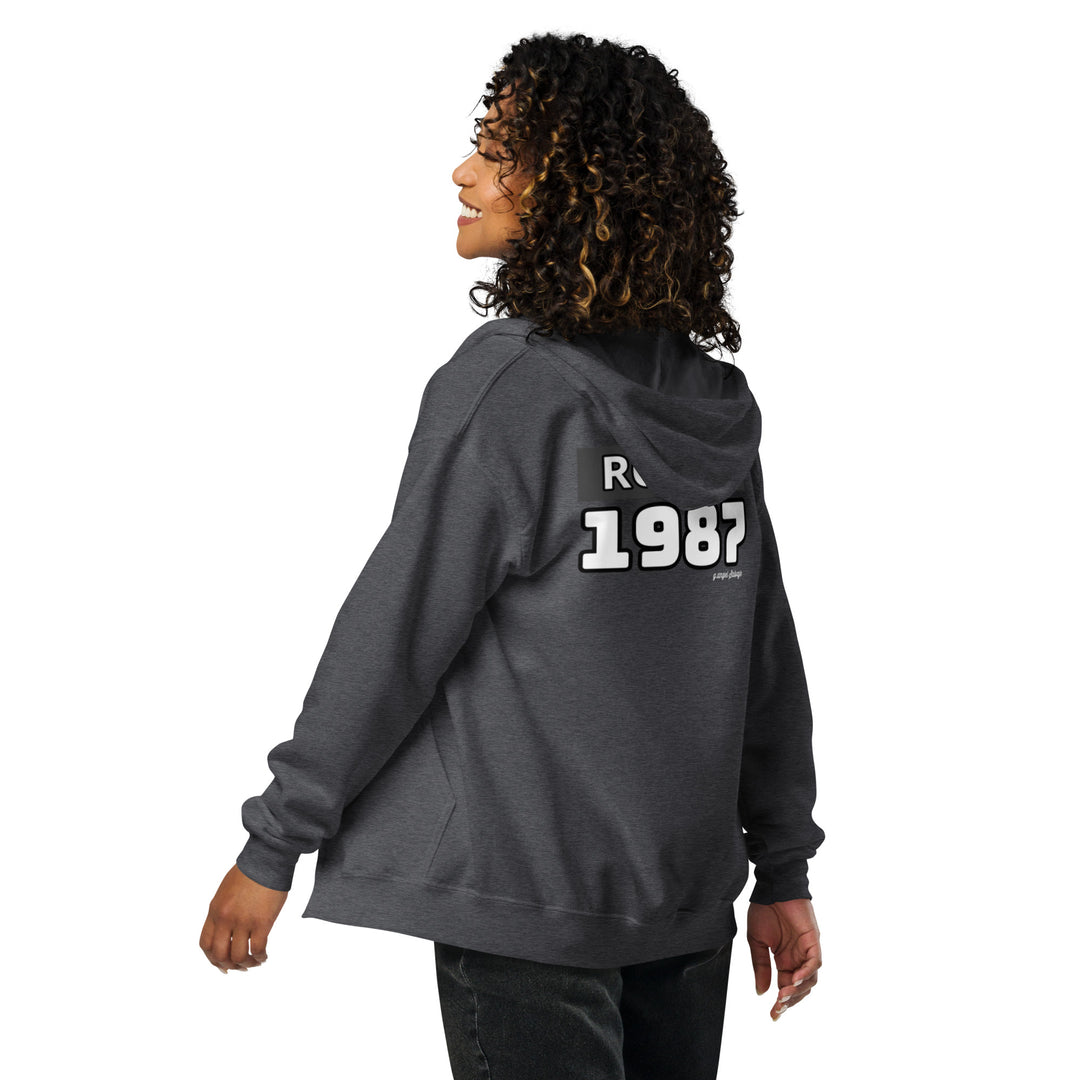 Still of the Night , 1987, Rock and Roll Unisex heavy blend zip hoodie