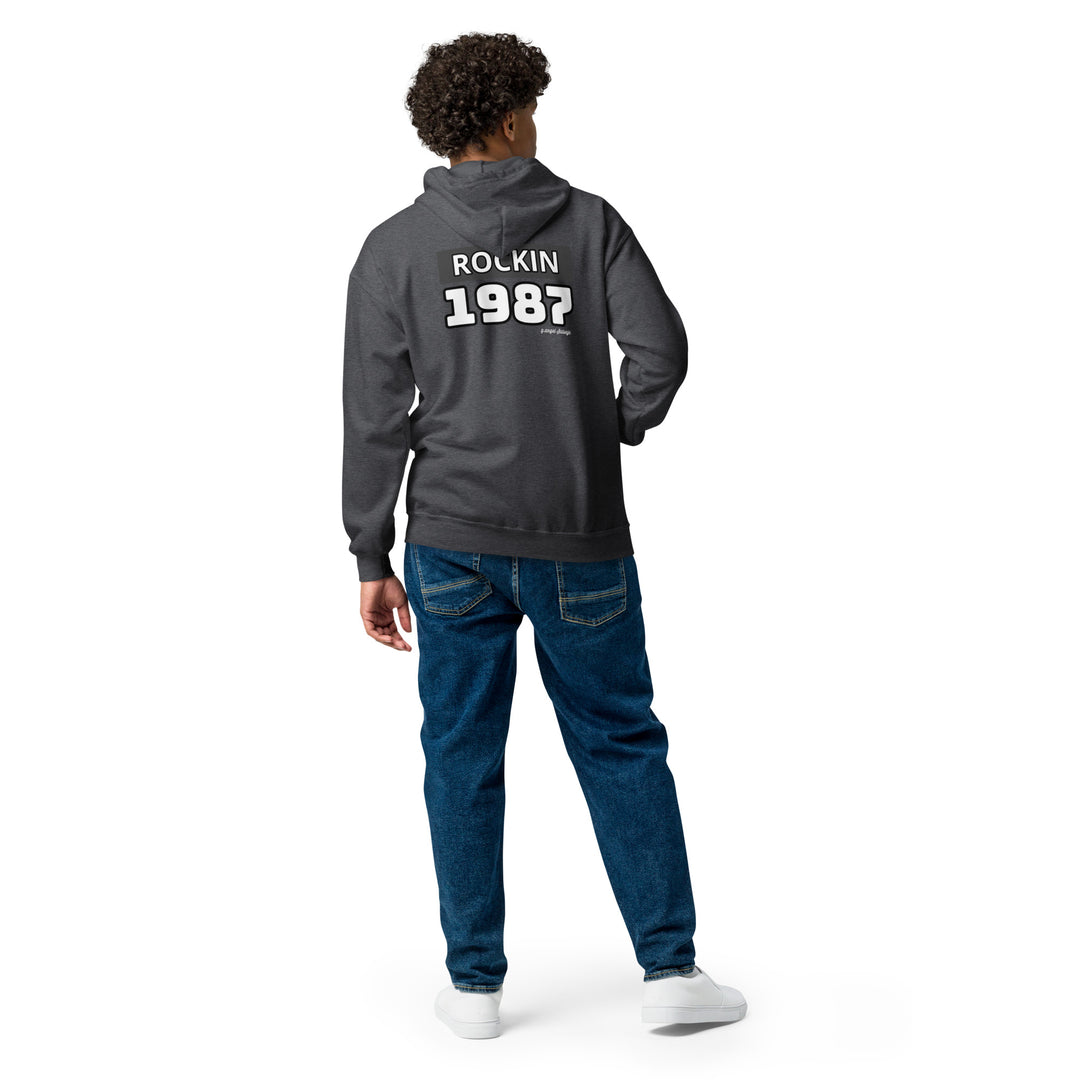 Still of the Night , 1987, Rock and Roll Unisex heavy blend zip hoodie
