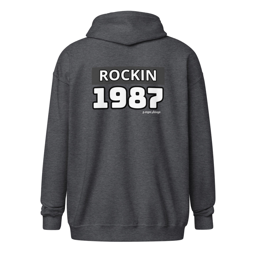 Still of the Night , 1987, Rock and Roll Unisex heavy blend zip hoodie
