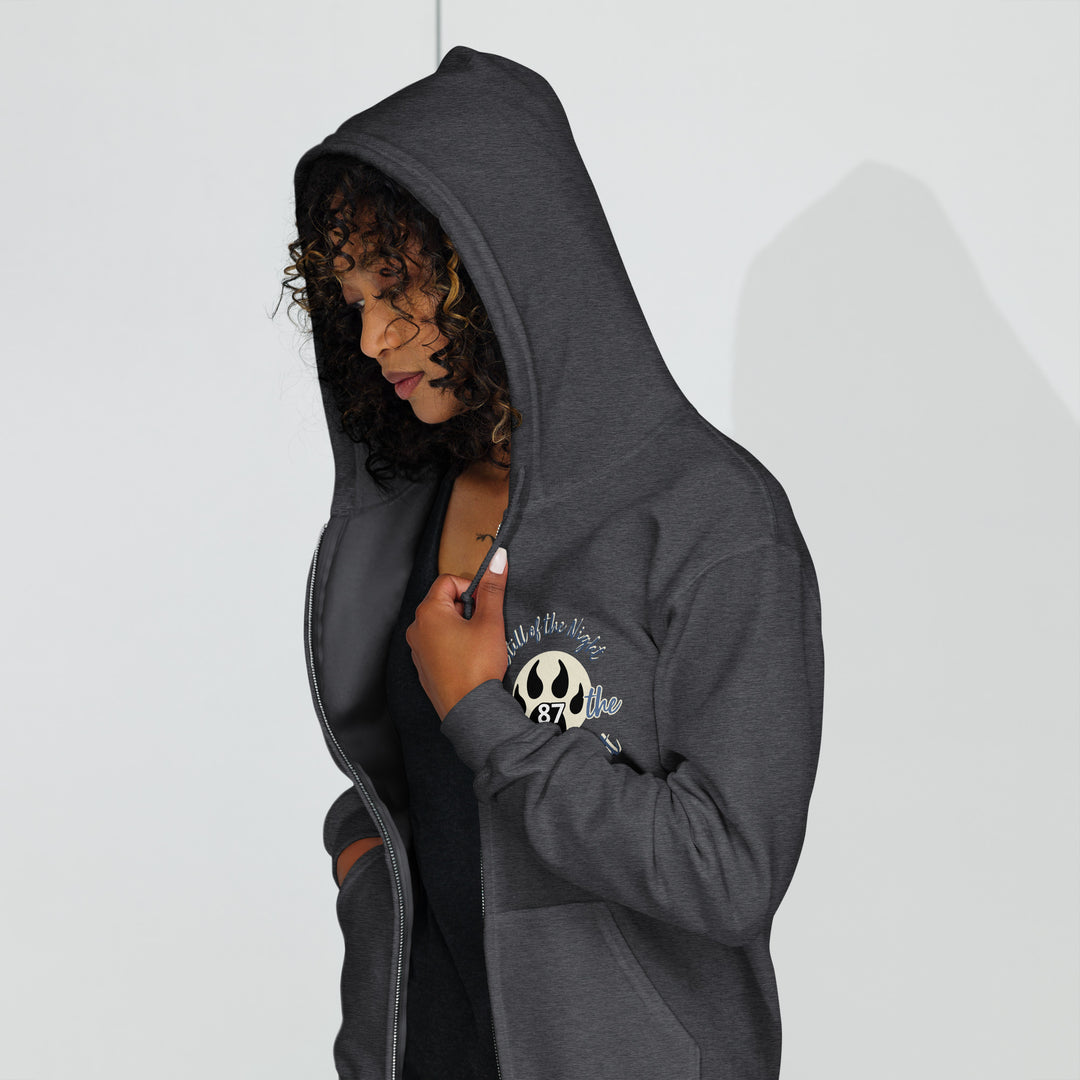 Still of the Night , 1987, Rock and Roll Unisex heavy blend zip hoodie