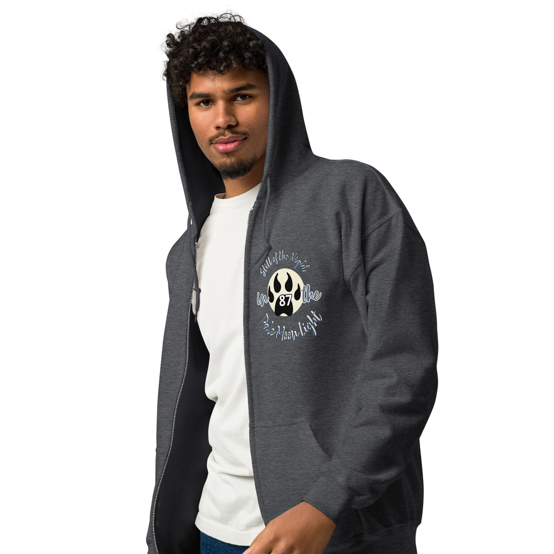 Still of the Night , 1987, Rock and Roll Unisex heavy blend zip hoodie