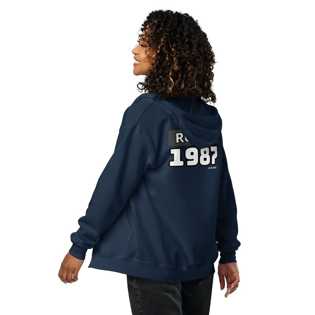 Still of the Night , 1987, Rock and Roll Unisex heavy blend zip hoodie