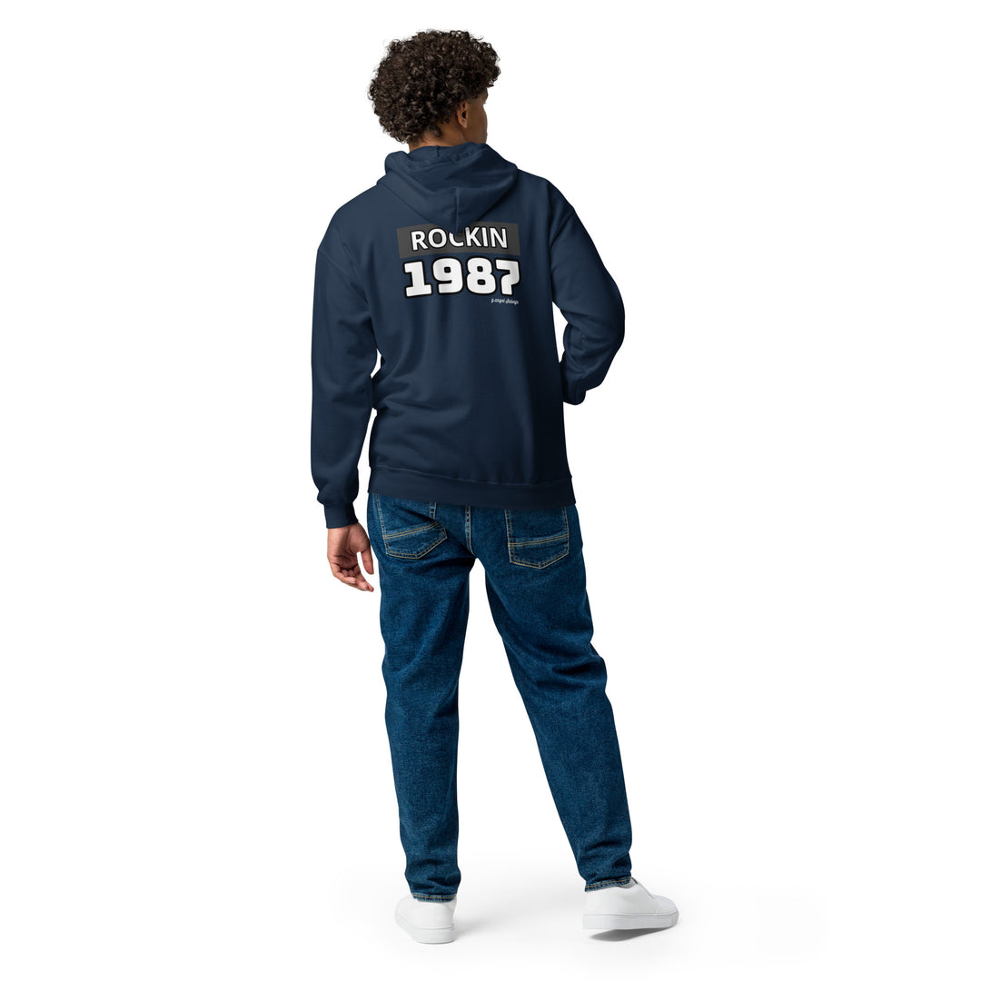 Still of the Night , 1987, Rock and Roll Unisex heavy blend zip hoodie
