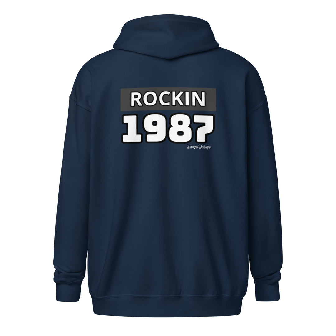 Still of the Night , 1987, Rock and Roll Unisex heavy blend zip hoodie