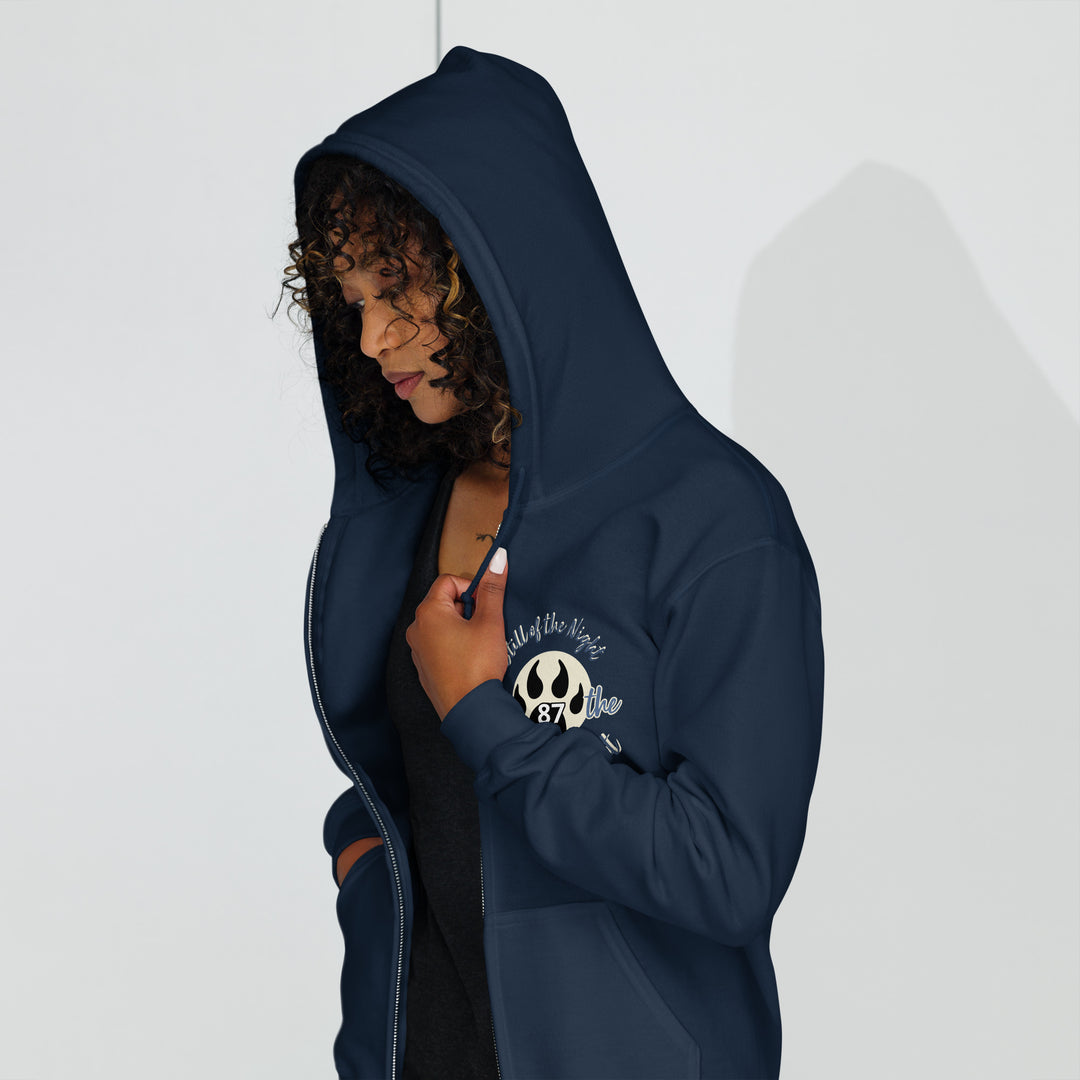 Still of the Night , 1987, Rock and Roll Unisex heavy blend zip hoodie