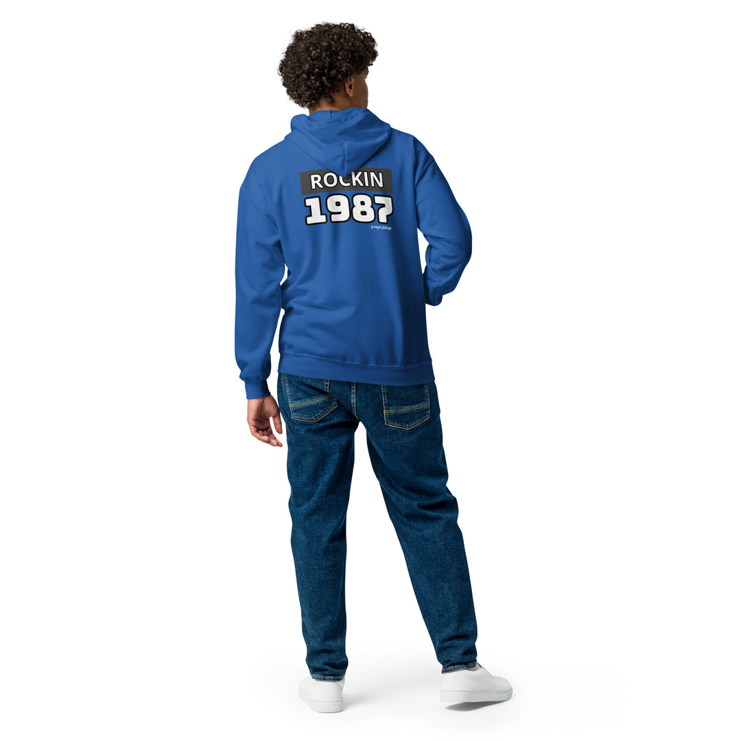 Still of the Night , 1987, Rock and Roll Unisex heavy blend zip hoodie