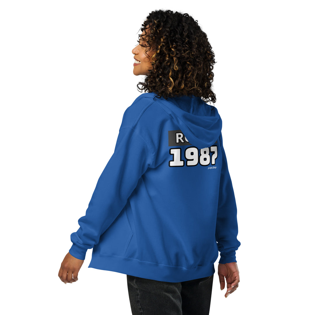 Still of the Night , 1987, Rock and Roll Unisex heavy blend zip hoodie