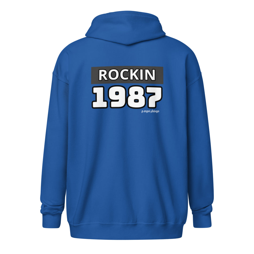 Still of the Night , 1987, Rock and Roll Unisex heavy blend zip hoodie