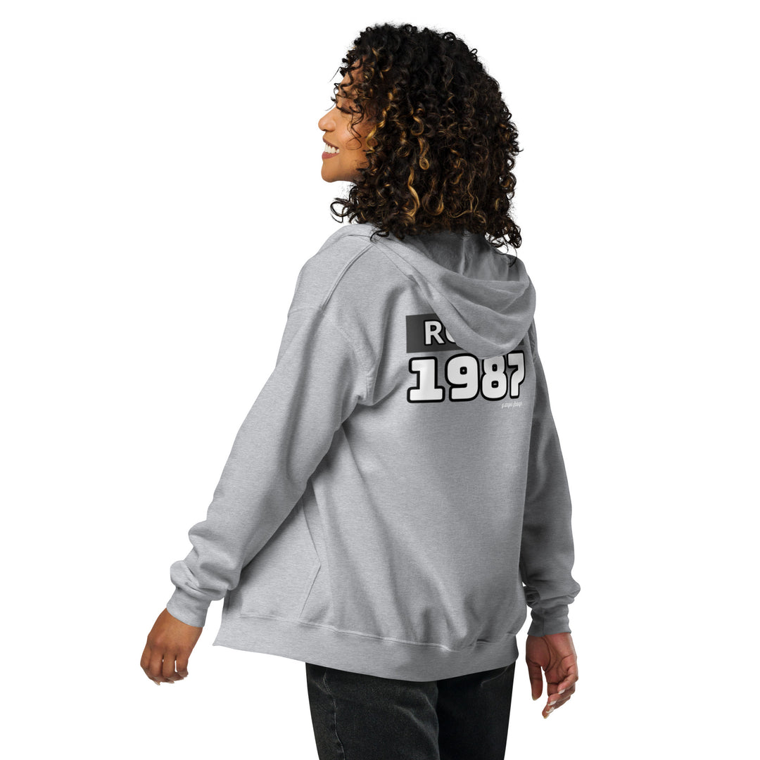 Still of the Night , 1987, Rock and Roll Unisex heavy blend zip hoodie