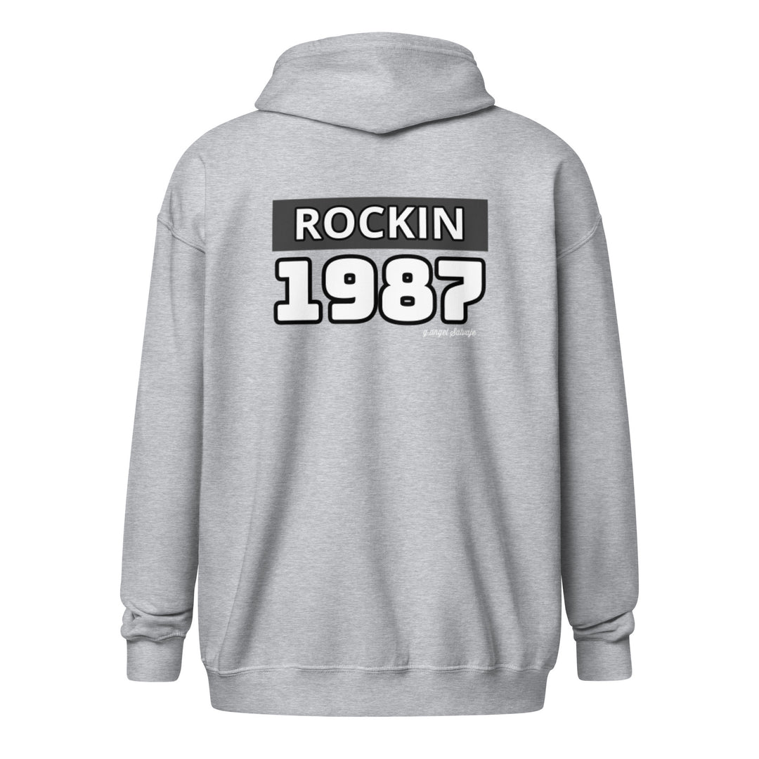 Still of the Night , 1987, Rock and Roll Unisex heavy blend zip hoodie