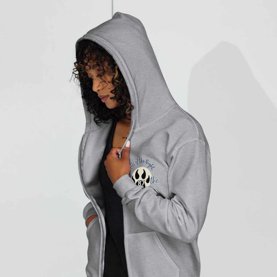 Still of the Night , 1987, Rock and Roll Unisex heavy blend zip hoodie