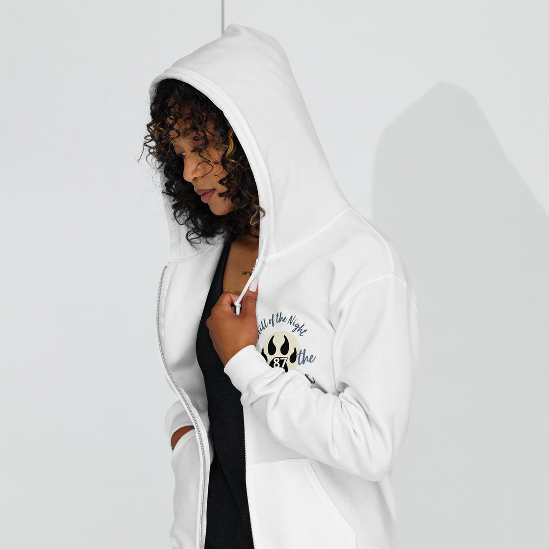 Still of the Night , 1987, Rock and Roll Unisex heavy blend zip hoodie