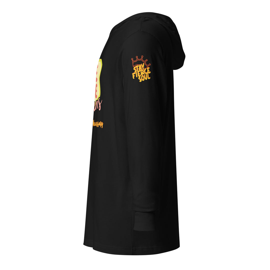 "Be Nice," Karma, Stay Fierce Soul Hooded long-sleeve tee