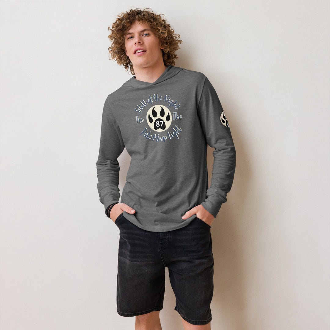 The Still of the Night, wolf clawHooded long-sleeve tee