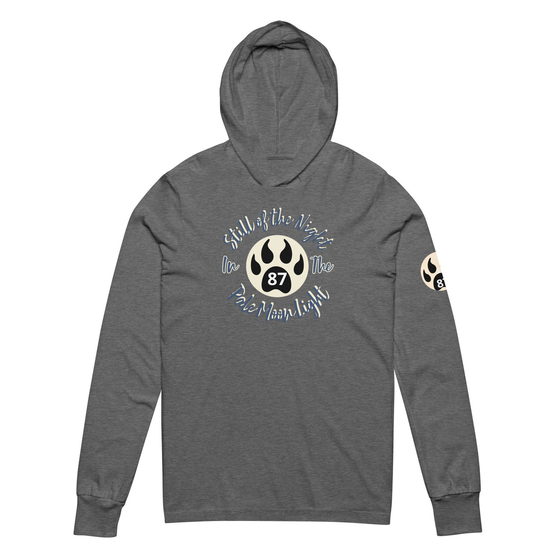 The Still of the Night, wolf clawHooded long-sleeve tee