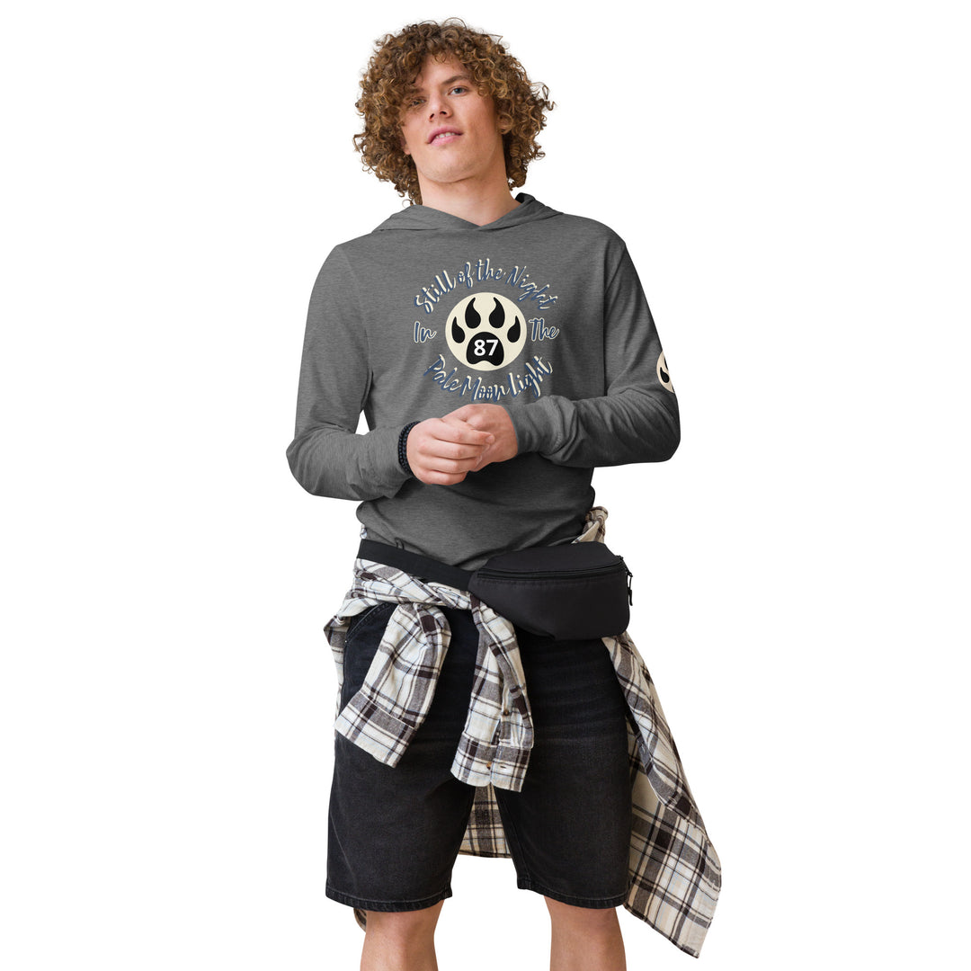 The Still of the Night, wolf clawHooded long-sleeve tee