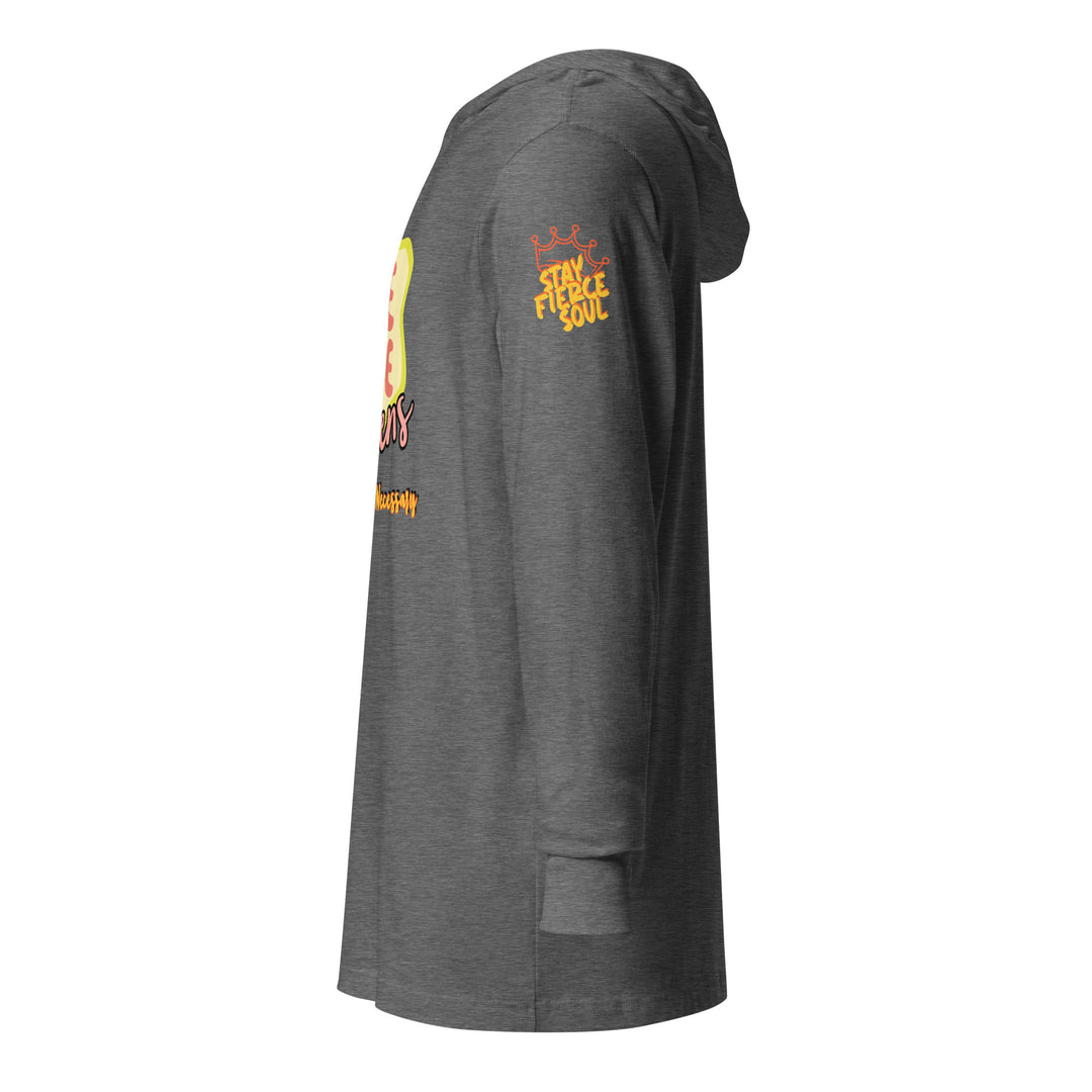 "Be Nice," Karma, Stay Fierce Soul Hooded long-sleeve tee