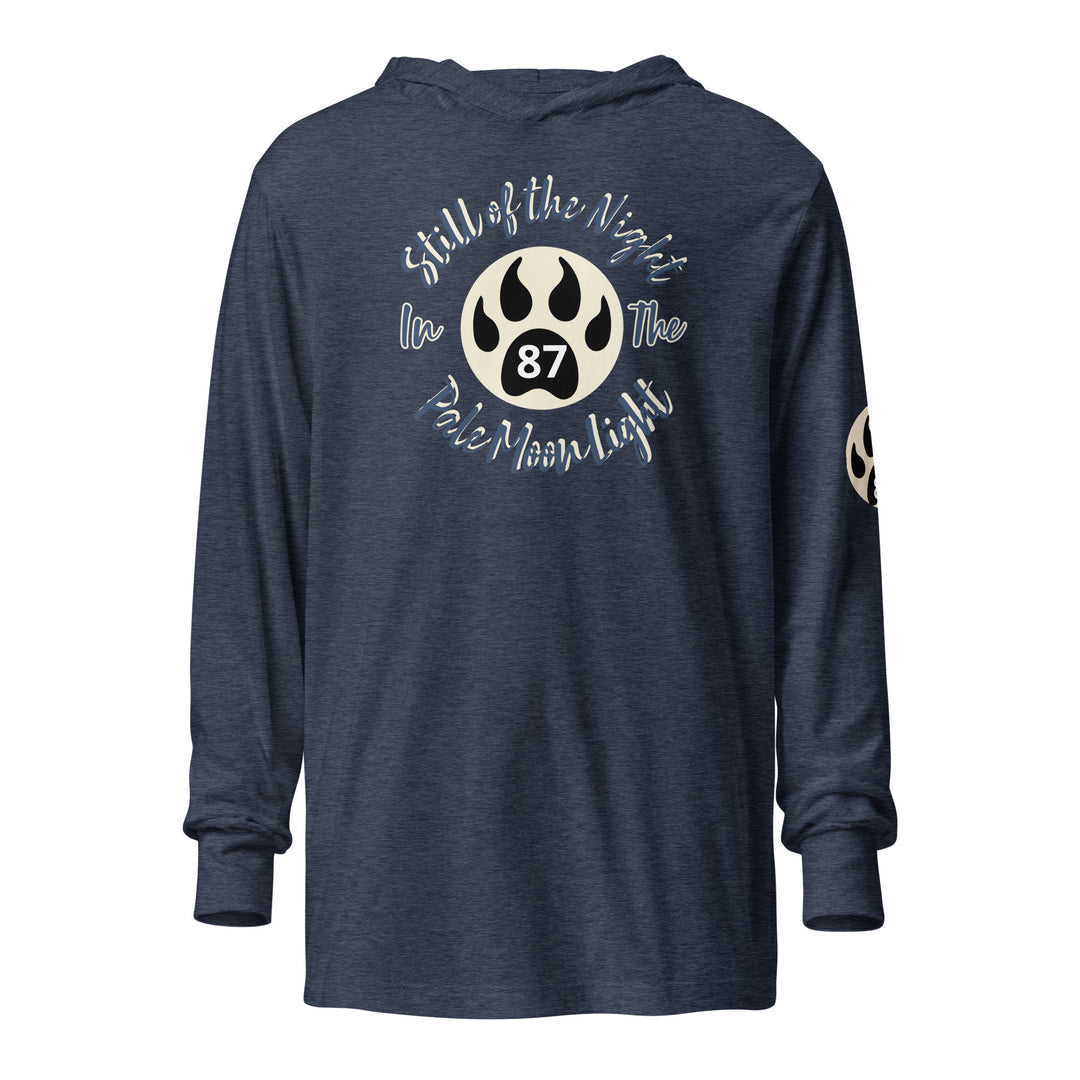 The Still of the Night, wolf clawHooded long-sleeve tee