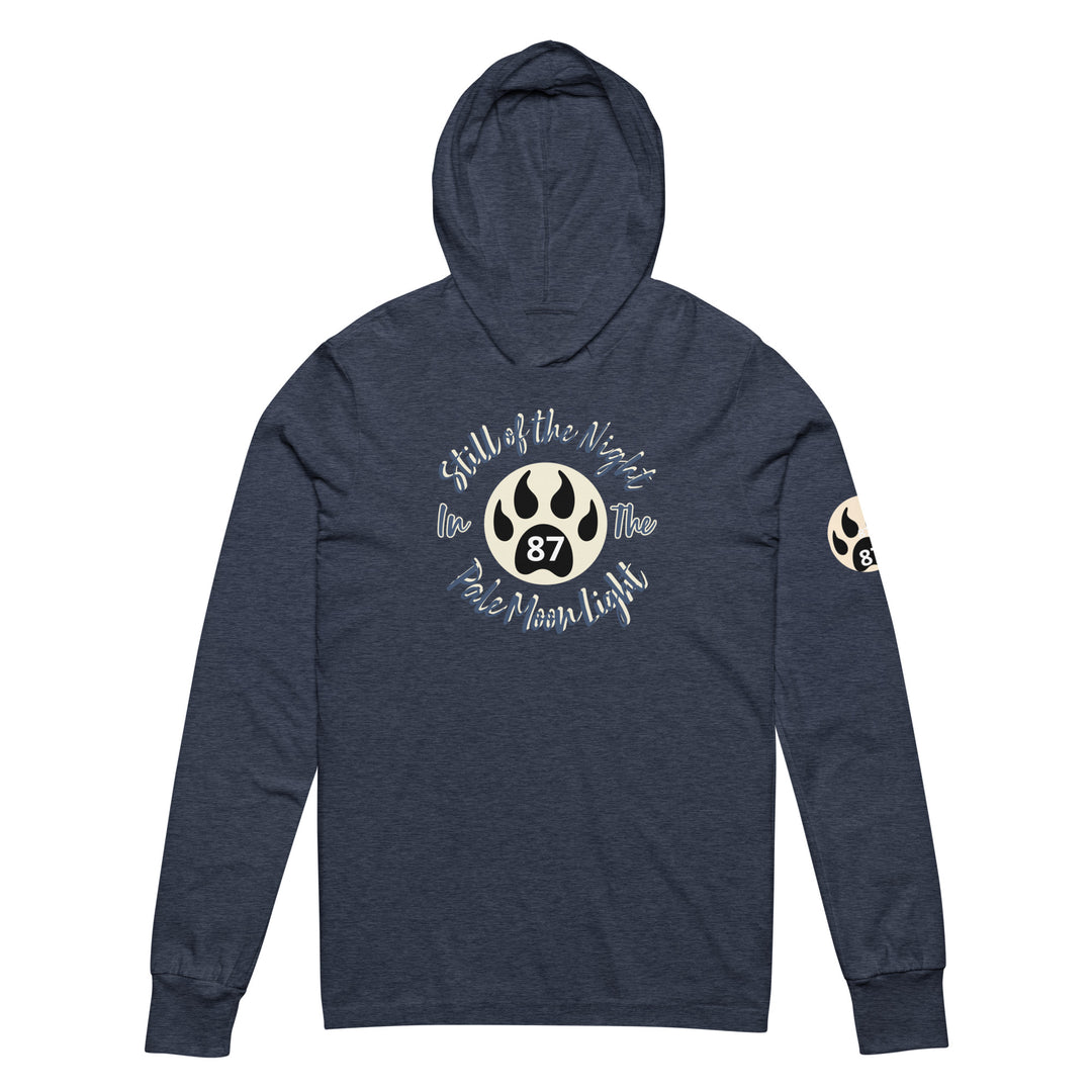 The Still of the Night, wolf clawHooded long-sleeve tee