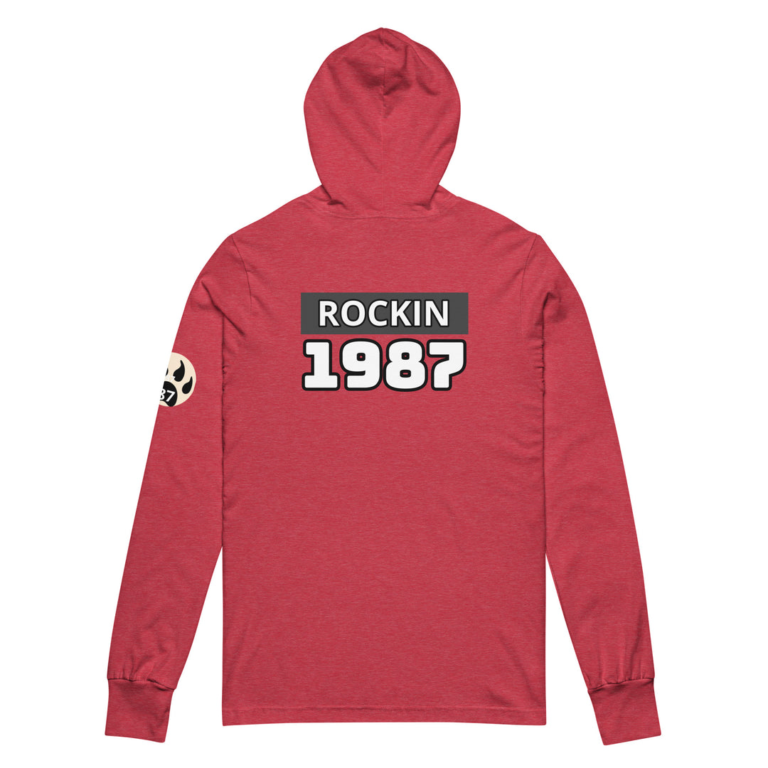 The Still of the Night, wolf clawHooded long-sleeve tee