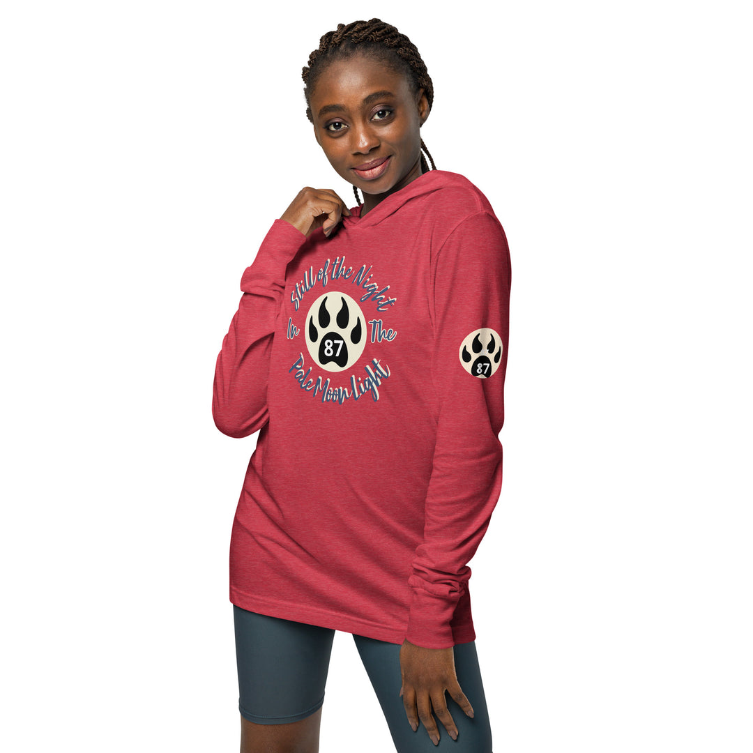 The Still of the Night, wolf clawHooded long-sleeve tee