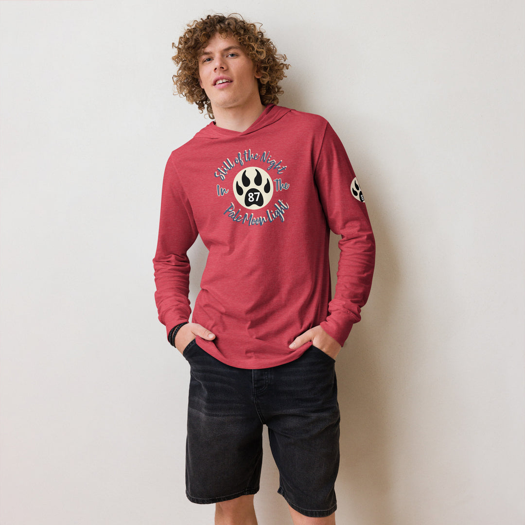 The Still of the Night, wolf clawHooded long-sleeve tee