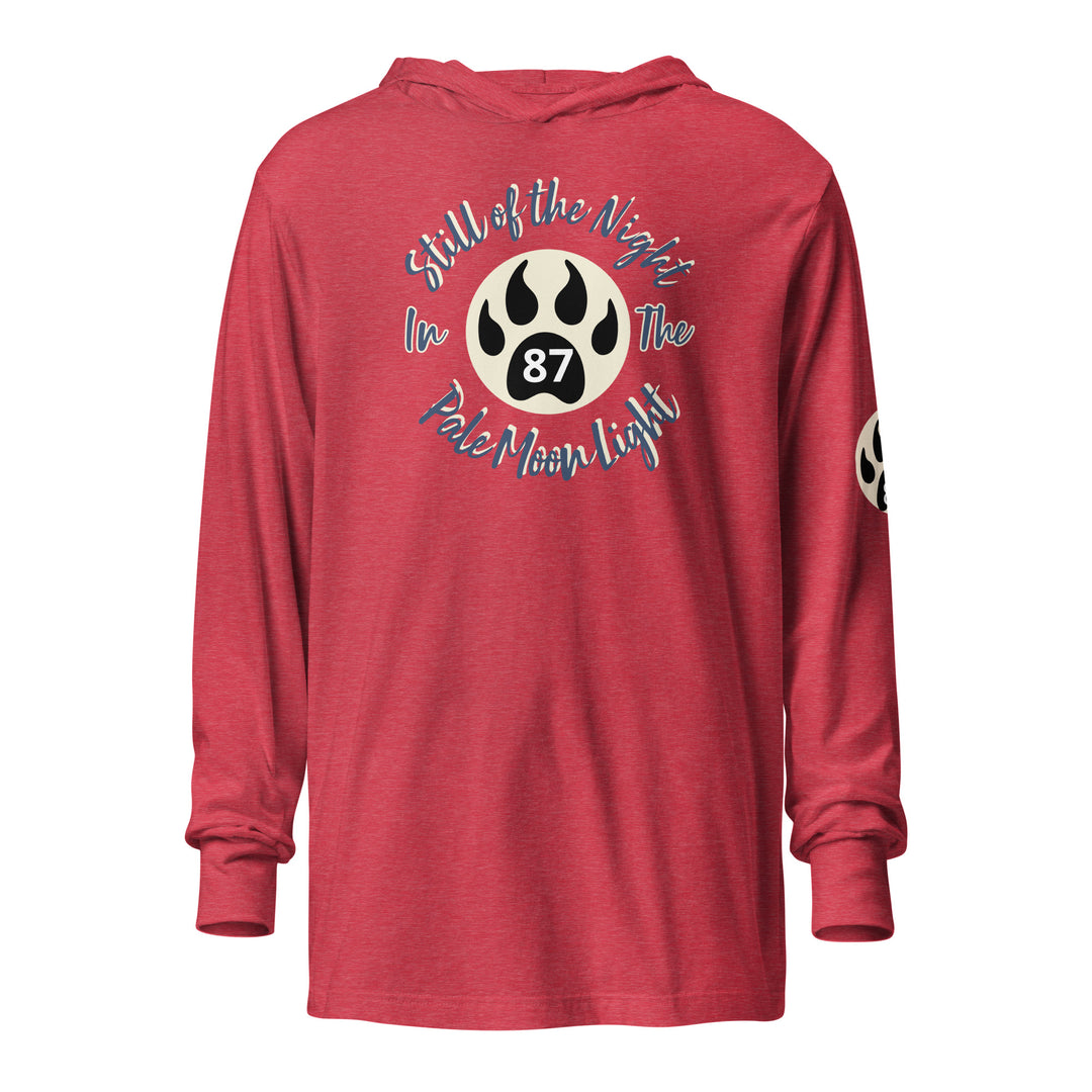 The Still of the Night, wolf clawHooded long-sleeve tee