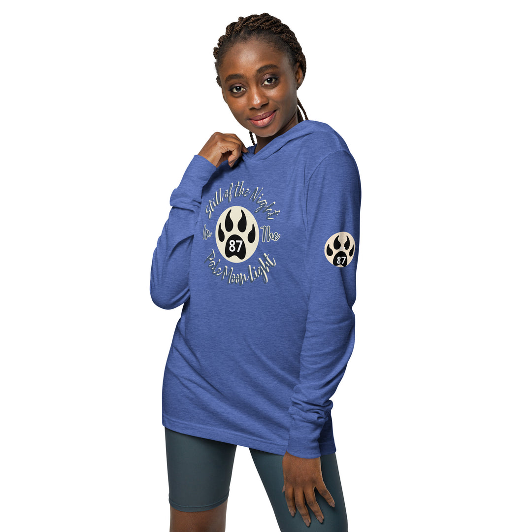 The Still of the Night, wolf clawHooded long-sleeve tee