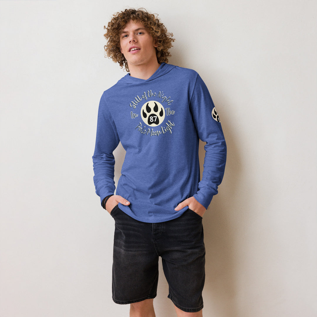 The Still of the Night, wolf clawHooded long-sleeve tee