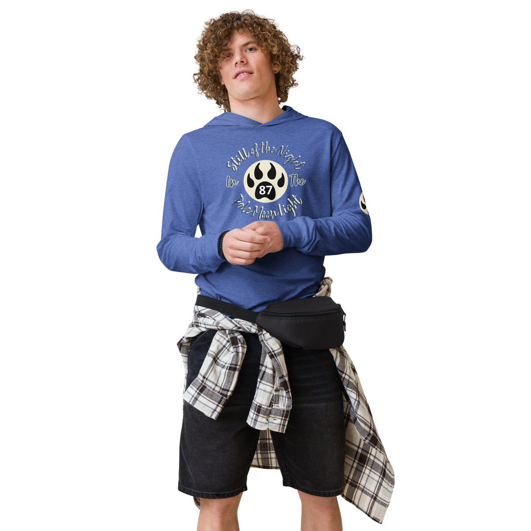 The Still of the Night, wolf clawHooded long-sleeve tee