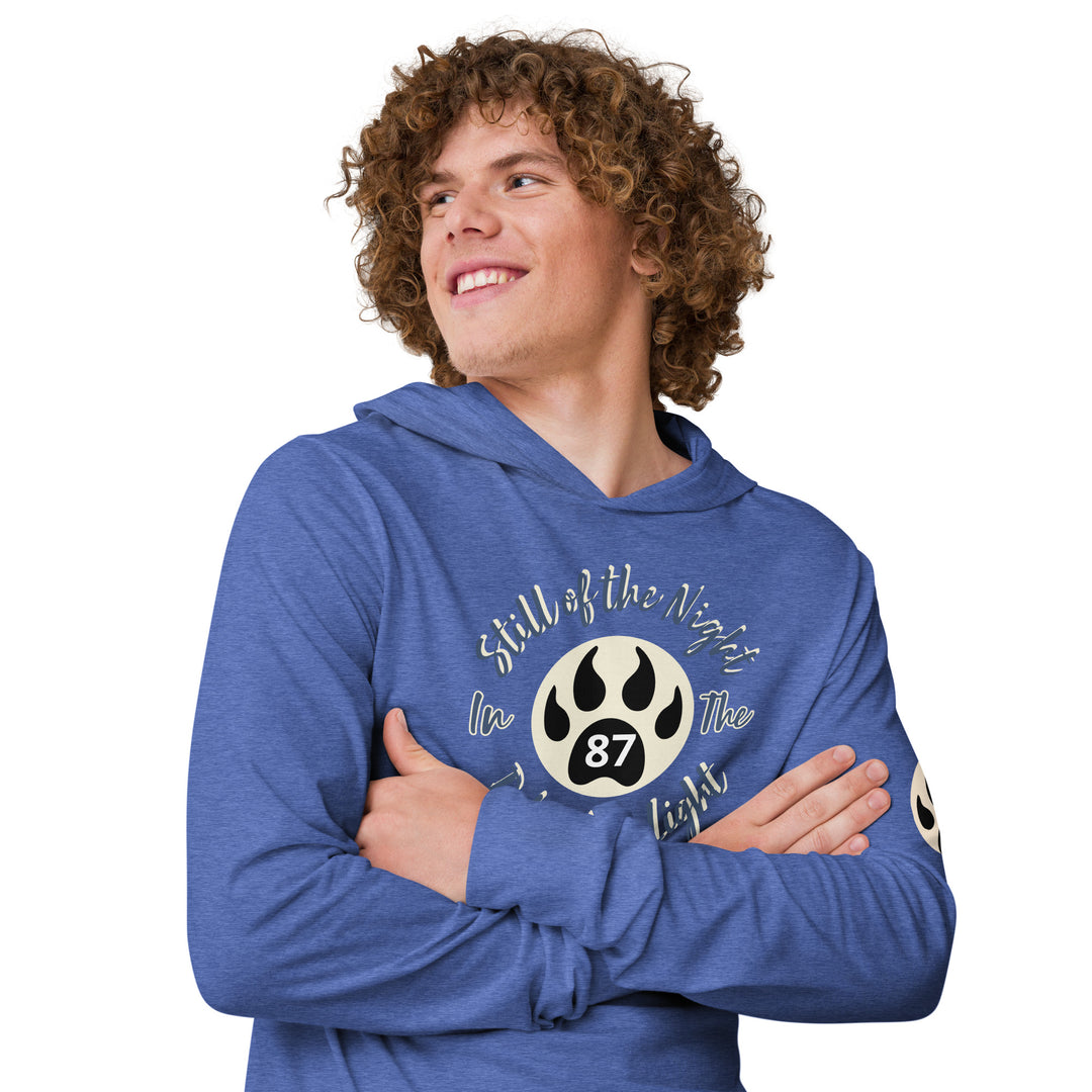 The Still of the Night, wolf clawHooded long-sleeve tee