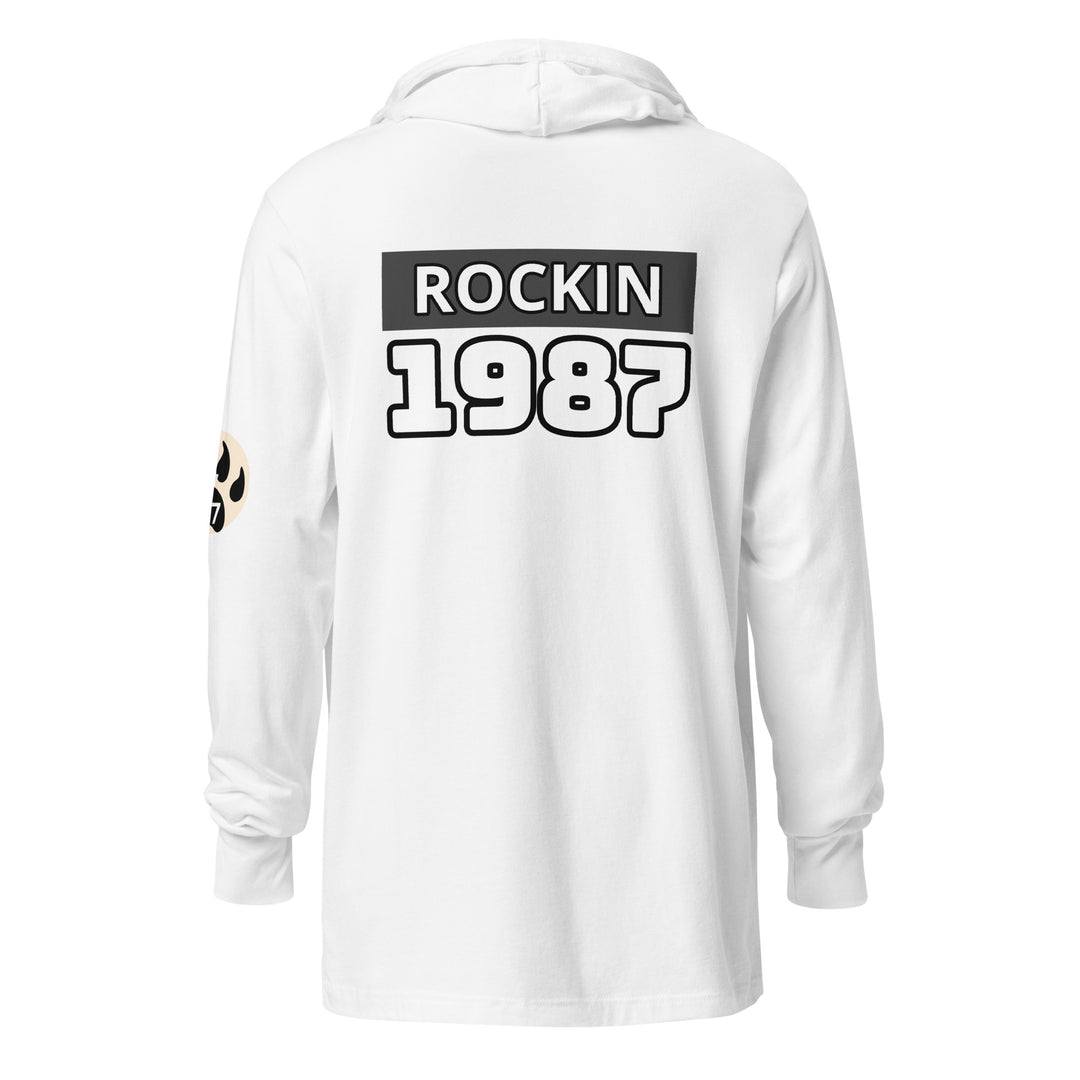 The Still of the Night, wolf clawHooded long-sleeve tee