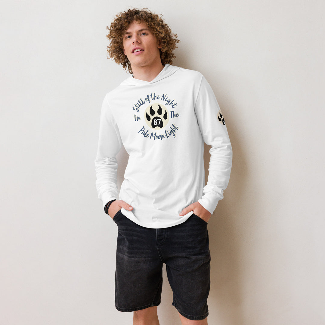 The Still of the Night, wolf clawHooded long-sleeve tee