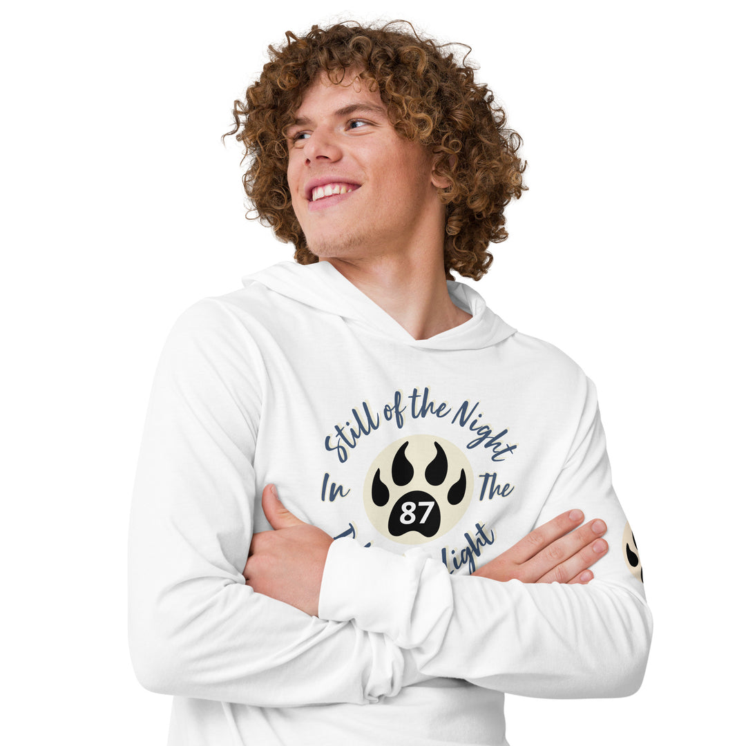 The Still of the Night, wolf clawHooded long-sleeve tee